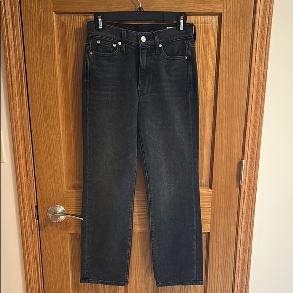 AYR “The La La” Women's Straight Leg Jeans Black - Main Image